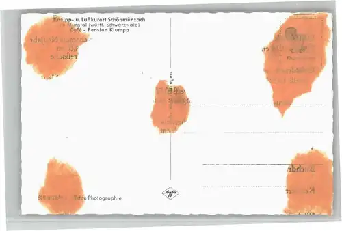 Schoenmuenzach Pension Klumpp *