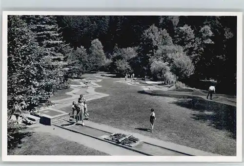 Schoenmuenzach Minigolfplatz Kurpark *