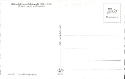 Schoenwald Kurgarten *