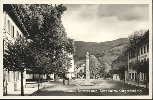 Schoenau Schwarzwald Krieger Denkmal  *