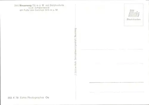 wu78651 Neuenweg Neuenweg  * Kategorie. Neuenweg Alte Ansichtskarten