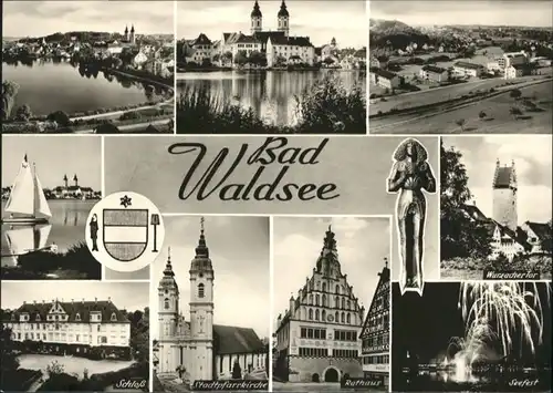 Bad Waldsee Schloss Kirche Rathaus Seefest Wurzacher Tor *