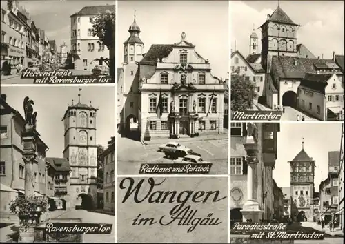 Wangen Allgaeu Herrenstrasse Ravensburger Tor Paradiesstrasse *