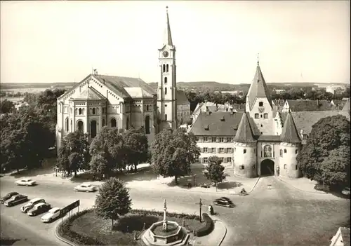 Weissenhorn Marktplatz Kirche Oberes Tor *