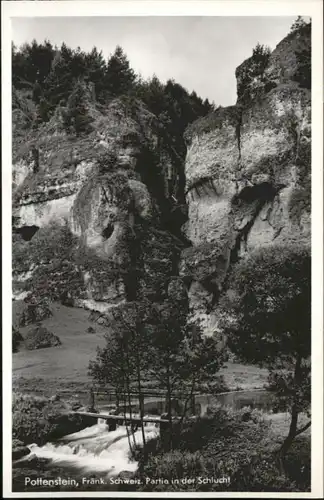 Pottenstein Oberfranken Pottenstein Schlucht * / Pottenstein /Bayreuth LKR