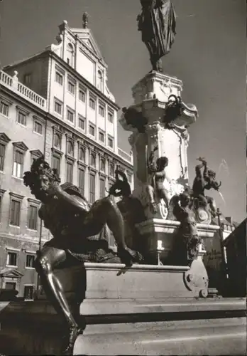 Augsburg Augustusbrunnen Rathaus  *