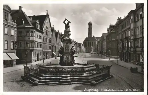 Augsburg Herkulesbrunnen St Ulrich *