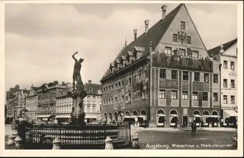 Augsburg Wberhaus Merkurbrunnen *