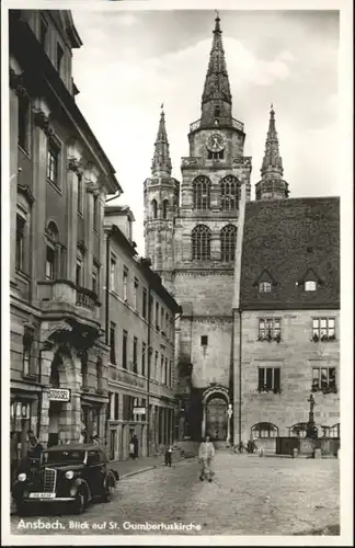 wu81756 Ansbach Mittelfranken Ansbach St. Gumbertuskirche * Kategorie. Ansbach Alte Ansichtskarten