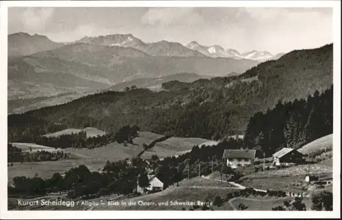 Scheidegg Allgaeu oesterreichische und schweizer Berge *