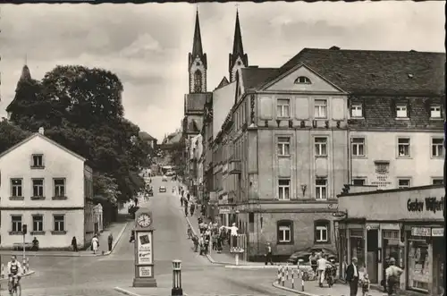 Hof Saale Bismarckstrasse Uhr *