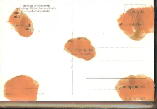 Bad Herrenalb Schwarzwald Falkenburg Kaethe Luther-Schule *