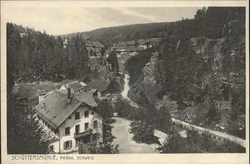 Pottenstein Oberfranken Pottenstein Schuettersmuehle * / Pottenstein /Bayreuth LKR