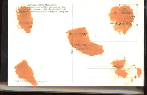 Berchtesgaden Gaststaette Mauthaeusl *