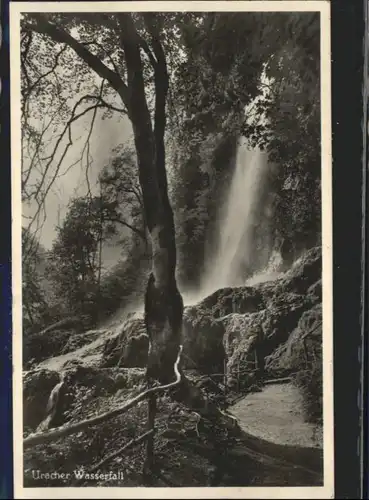wu88896 Urach Bad Urach Wasserfall * Kategorie.  Alte Ansichtskarten