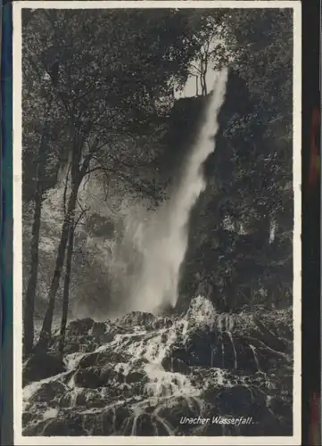 wu88897 Urach Bad Urach Wasserfall * Kategorie.  Alte Ansichtskarten