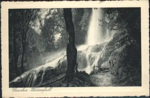 wu88902 Urach Bad Urach Wasserfall * Kategorie.  Alte Ansichtskarten