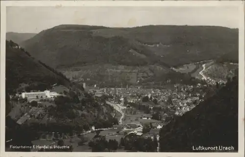 wu88903 Urach Bad Urach Ferienheime Handel Industrie * Kategorie.  Alte Ansichtskarten