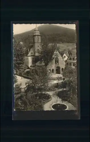 Bad Herrenalb [Handschriftlich] Kirche Brunnen *