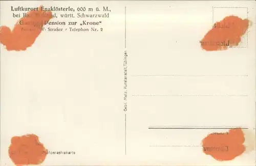 Enzkloesterle Gedicht Ludwig Auerbach *