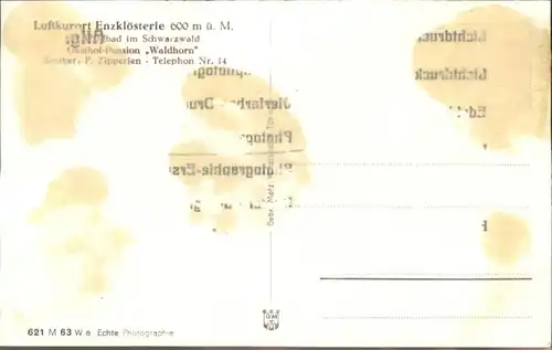 Enzkloesterle Gasthof zum Waldhorn *