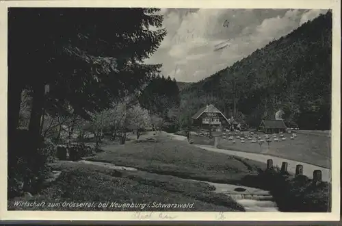 wu89278 Neuenbuerg Enz Neuenbuerg Wirtschaft zum Groesseltal * Kategorie. Neuenbuerg Alte Ansichtskarten