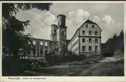 wu89773 Frauenalb Frauenalb Abteil Klosterruine * Kategorie. Marxzell Alte Ansichtskarten