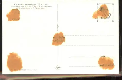 Bad Herrenalb Aschenhuette Ferienheim BCJ DJH Schullandheim *