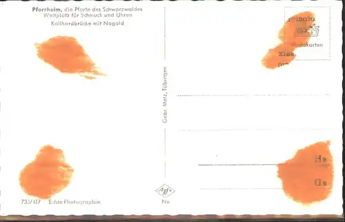 Pforzheim Kallhardbruecke Nagold *
