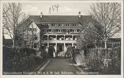 Koenigsfeld Schwarzwald Kinder-Sanatorium  *