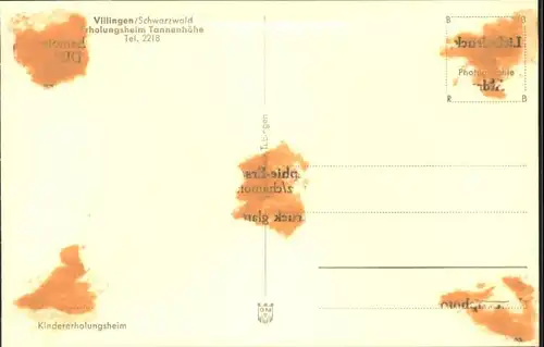 Villingen-Schwenningen Erholungsheim Tannenhoehe *