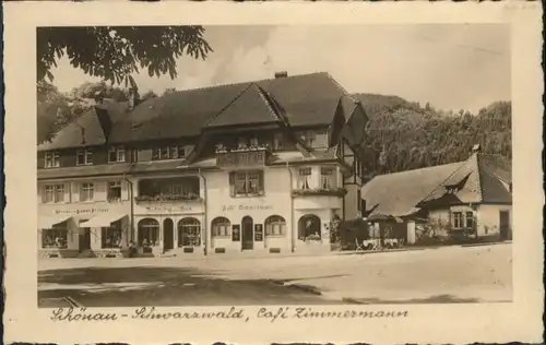 Schoenau Schwarzwald Cafe Zimmermann *