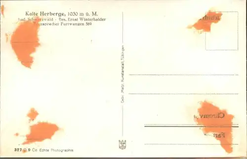 Furtwangen Kalte Herberge *