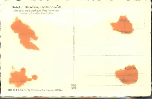 Todtmoos Au Hotel zum Hirschen *