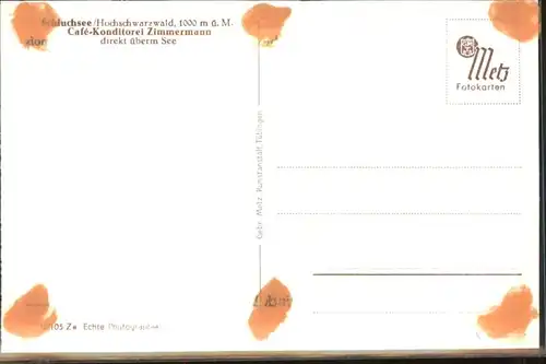 Schluchsee Cafe Konditorei Zimmermann *