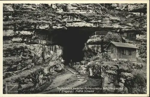 Pottenstein Oberfranken Pottenstein Teufelshoehle Schuettersmuehle * / Pottenstein /Bayreuth LKR