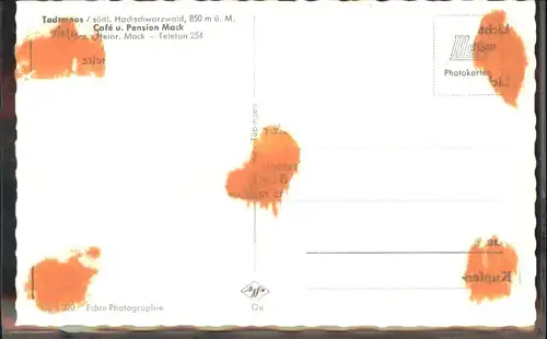 Todtmoos Cafe Pension Mack *