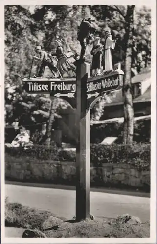 Schluchsee Wegweiser Titisee Freiburg St. Blasien Waldshut *