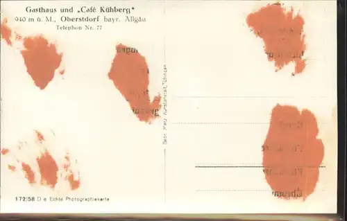 Oberstdorf Gasthaus Cafe Kuehberg *