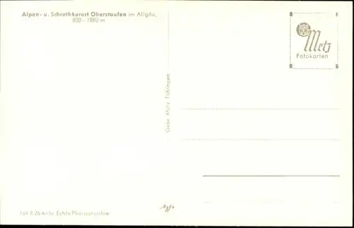 Oberstaufen Allgaeu Hochgrat *