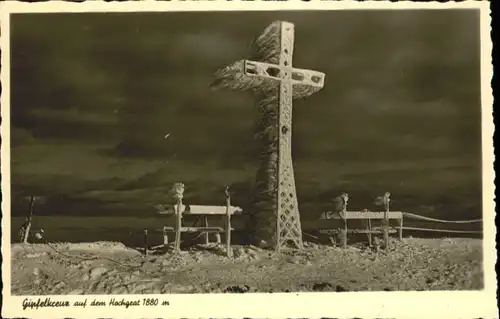 Oberstaufen Allgaeu Gipfelkreuz Hochgrat *