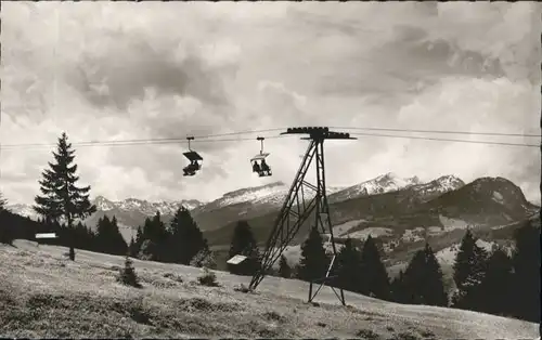 Oberstdorf Schrattenwang Allgaeu Soellereckbahn Sessellift *