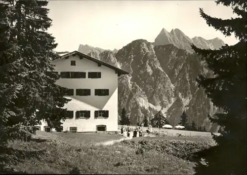 Oberstdorf Naturfreundeheim Kanzelwandhaus Allgaeu *