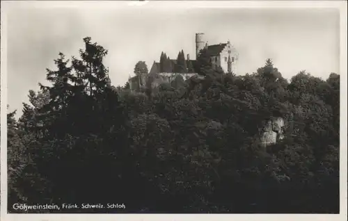 Goessweinstein Schloss Fraenkische Schweiz *