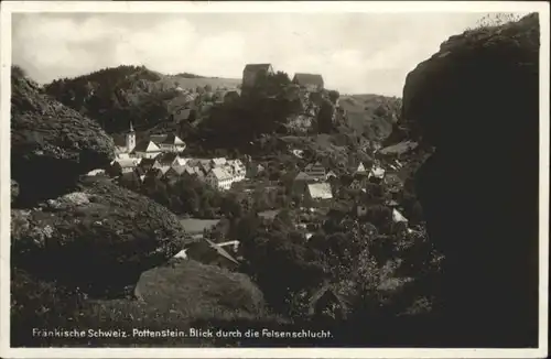 Pottenstein Oberfranken Pottenstein Felsenschlucht x / Pottenstein /Bayreuth LKR