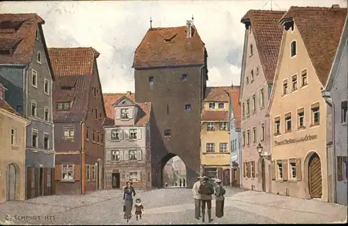 Hersbruck Kuenstler C. Schmidt Nuernberger Tor x