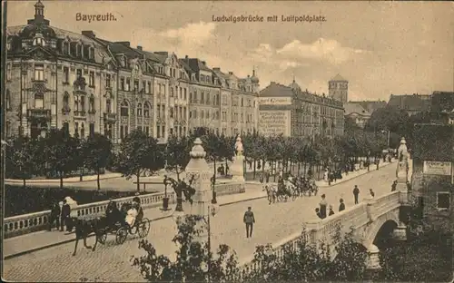 Bayreuth Ludwigsbruecke Luitpoldplatz x