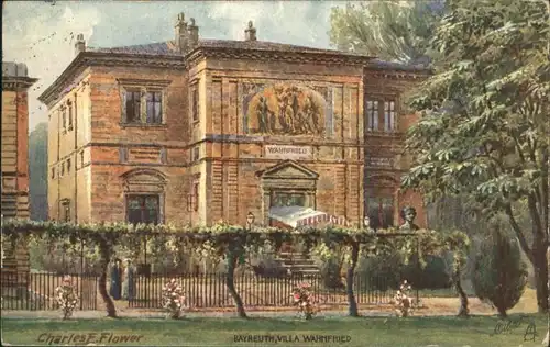 Bayreuth Kuenstler Charles F. Flower Villa Wahnfried x