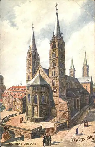 Bamberg Kuenstler F. Trost Dom *