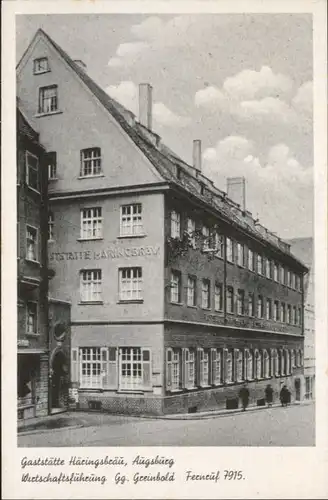 Augsburg Gaststaette Haeringsbraeu *